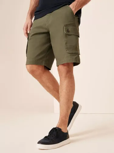 Crew Clothing Cargo Shorts - Olive Green - Male