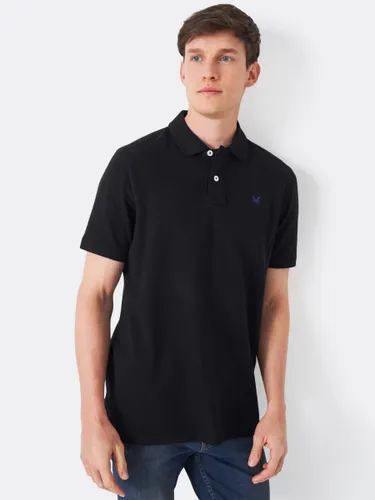 Crew Clothing Classic Pique Polo Shirt - Black - Male
