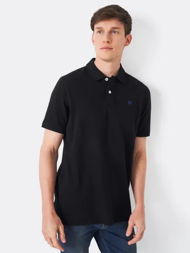 Crew Clothing Classic Pique Polo Shirt - Black - Male