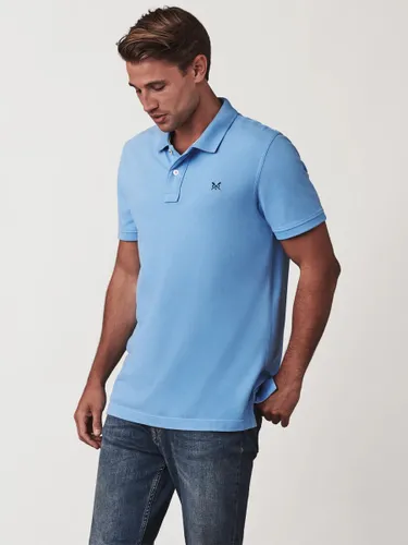 Crew Clothing Classic Pique Polo Shirt - Bright Blue - Male