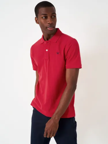 Crew Clothing Classic Pique Polo Shirt - Bright Red - Male
