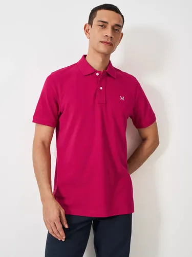 Crew Clothing Classic Pique Polo Shirt - Dark Pink - Male