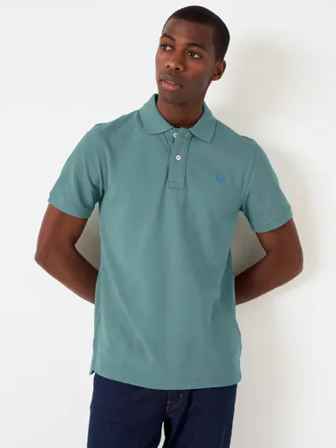 Crew Clothing Classic Pique Polo Shirt - Light Green - Male