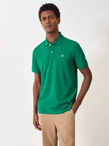 Crew Clothing Classic Pique Polo Shirt - Mid Green - Male
