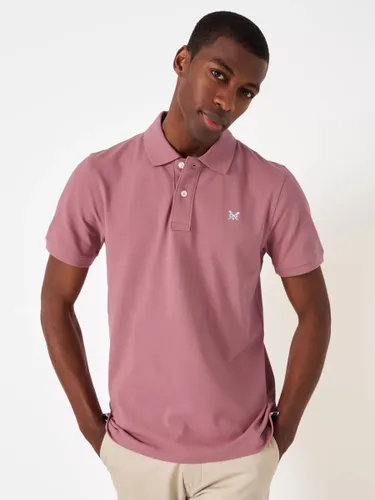 Crew Clothing Classic Pique Polo Shirt - Mid Pink - Male