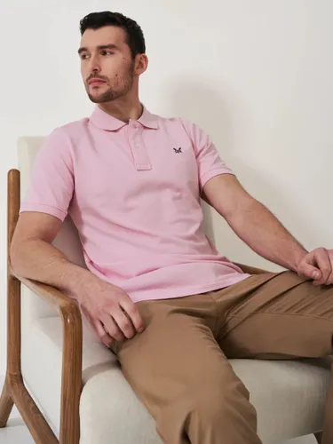 Crew Clothing Classic Pique Polo Shirt - Pastel Pink - Male