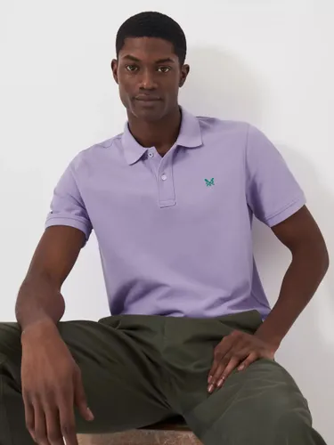 Crew Clothing Classic Pique Polo Top - Lilac - Male