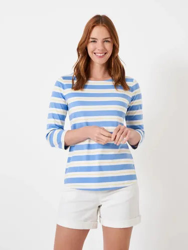 Crew Clothing Essential Breton Stripe Top - Multi Blue - Female