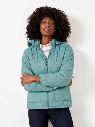 Crew Clothing Lightweight Quilted Jacket - Teal Blue - Female
