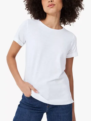 Crew Clothing Perfect Crew Slub T-Shirt - White - Female