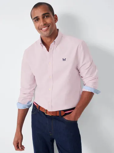 Crew Clothing Slim Fit Oxford Shirt - Light Pink - Male