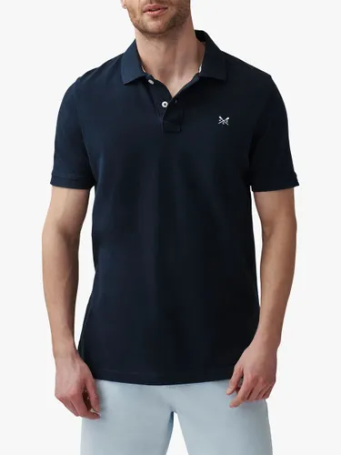 Crew Clothing Sustainable Ocean Organic Cotton Polo Shirt - Navy - Male