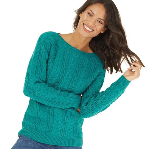 Crew Clothing Womens Boatneck Top Shaded Spruce