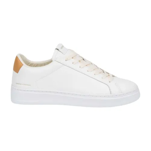 Crime London , White and Beige Extralight Sneakers ,White male, Sizes: