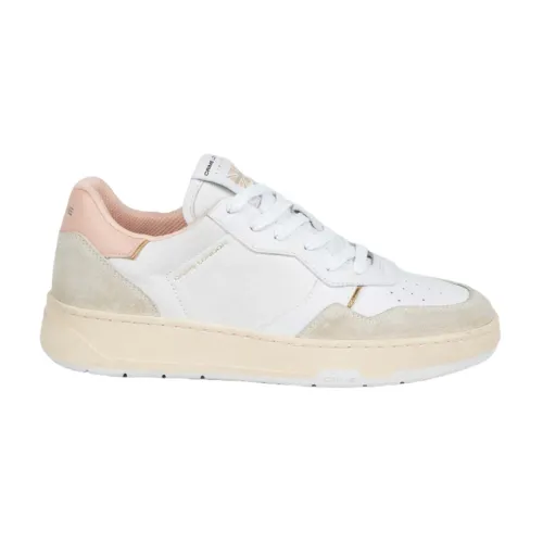 Crime London , White and Blush Timeless Sneakers ,Multicolor female, Sizes: