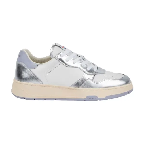 Crime London , White and Silver Timeless Sneakers ,Multicolor female, Sizes: