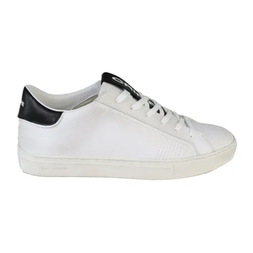 Crime London , White/Black Sneakers - Upgrade Your Sneaker Style ,White male, Sizes: