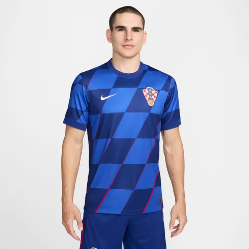 Croatia 2024/25 Stadium Away Men's Nike Dri-FIT Football Replica Shirt - Blue - Polyester