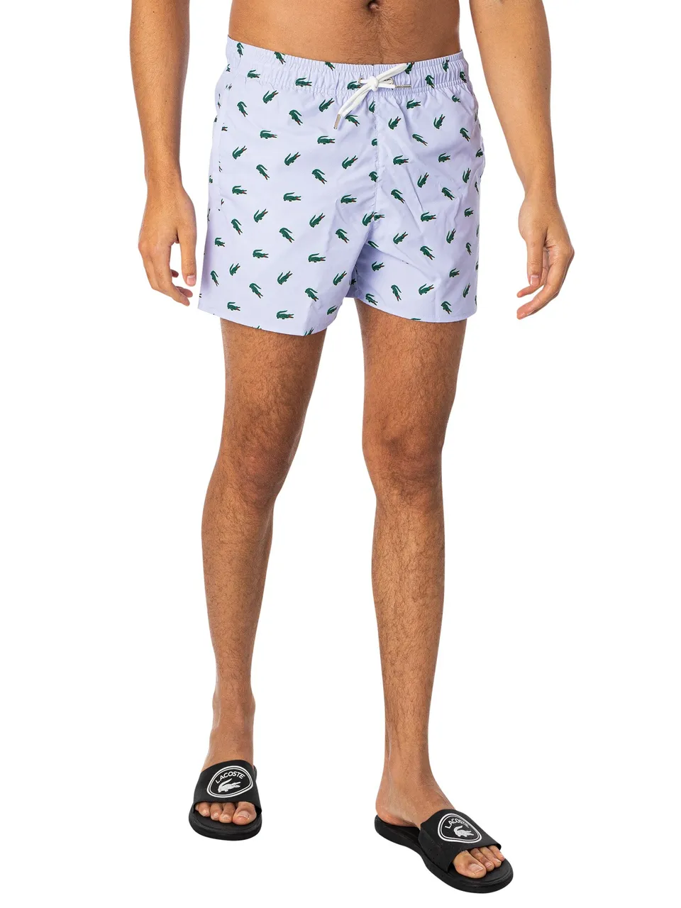 Croc Pattern Swim Shorts
