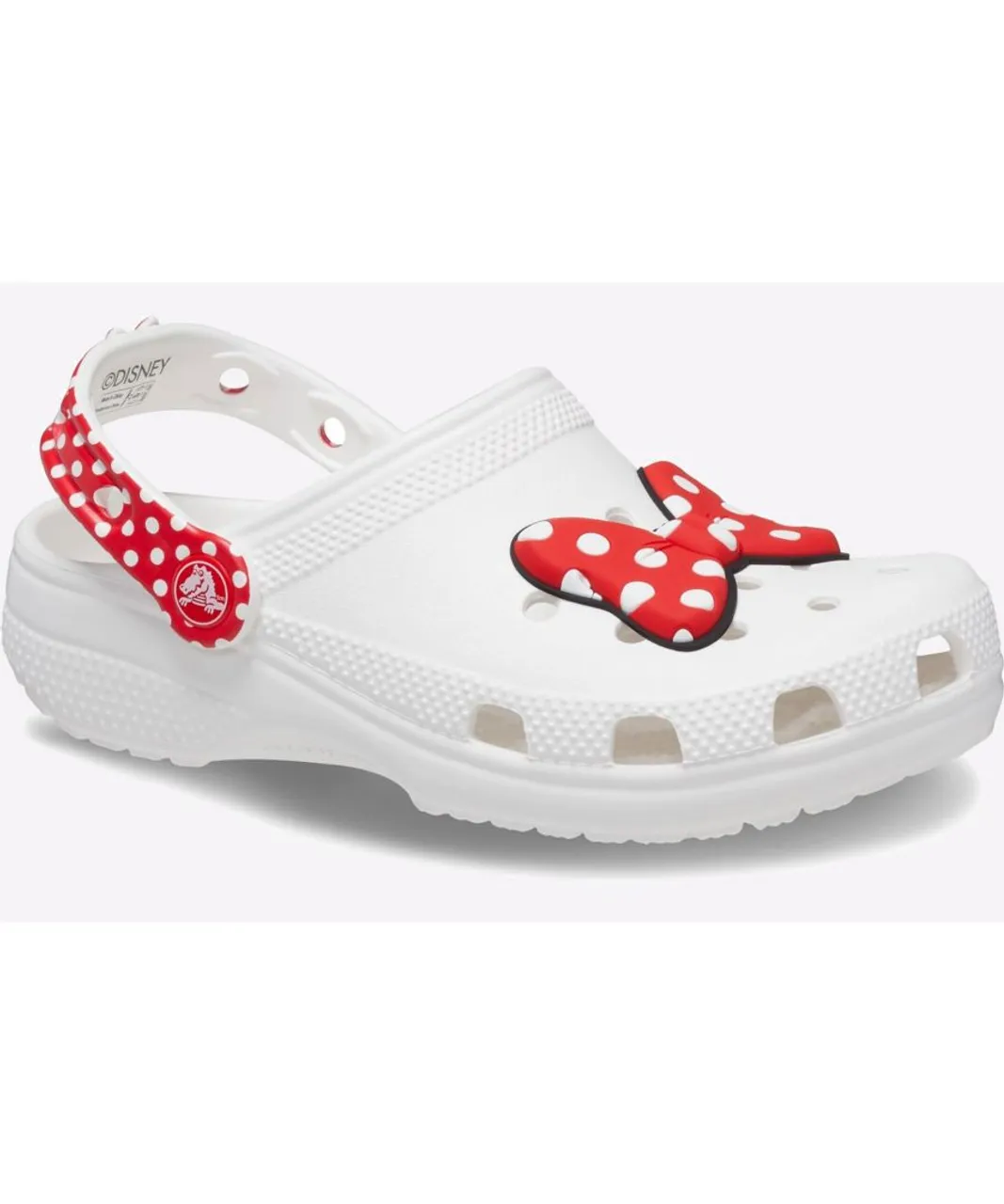 Crocs Baby Classic Disney Minnie Mouse Clogs Infants - White Mixed Material