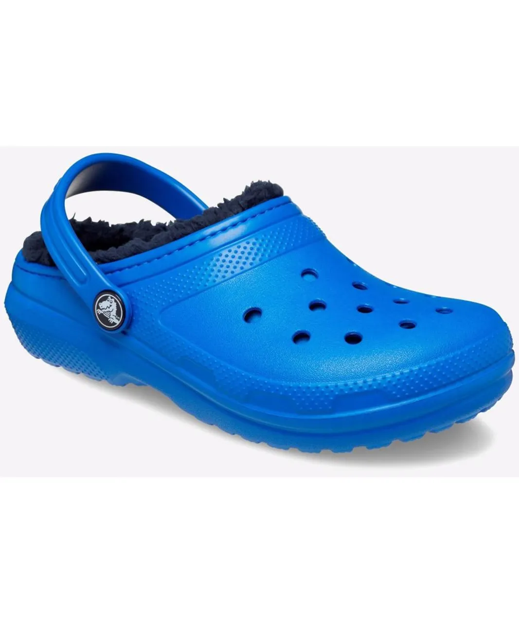 Crocs Baby Toddler Classic Lined Clog Infants - Blue Mixed Material