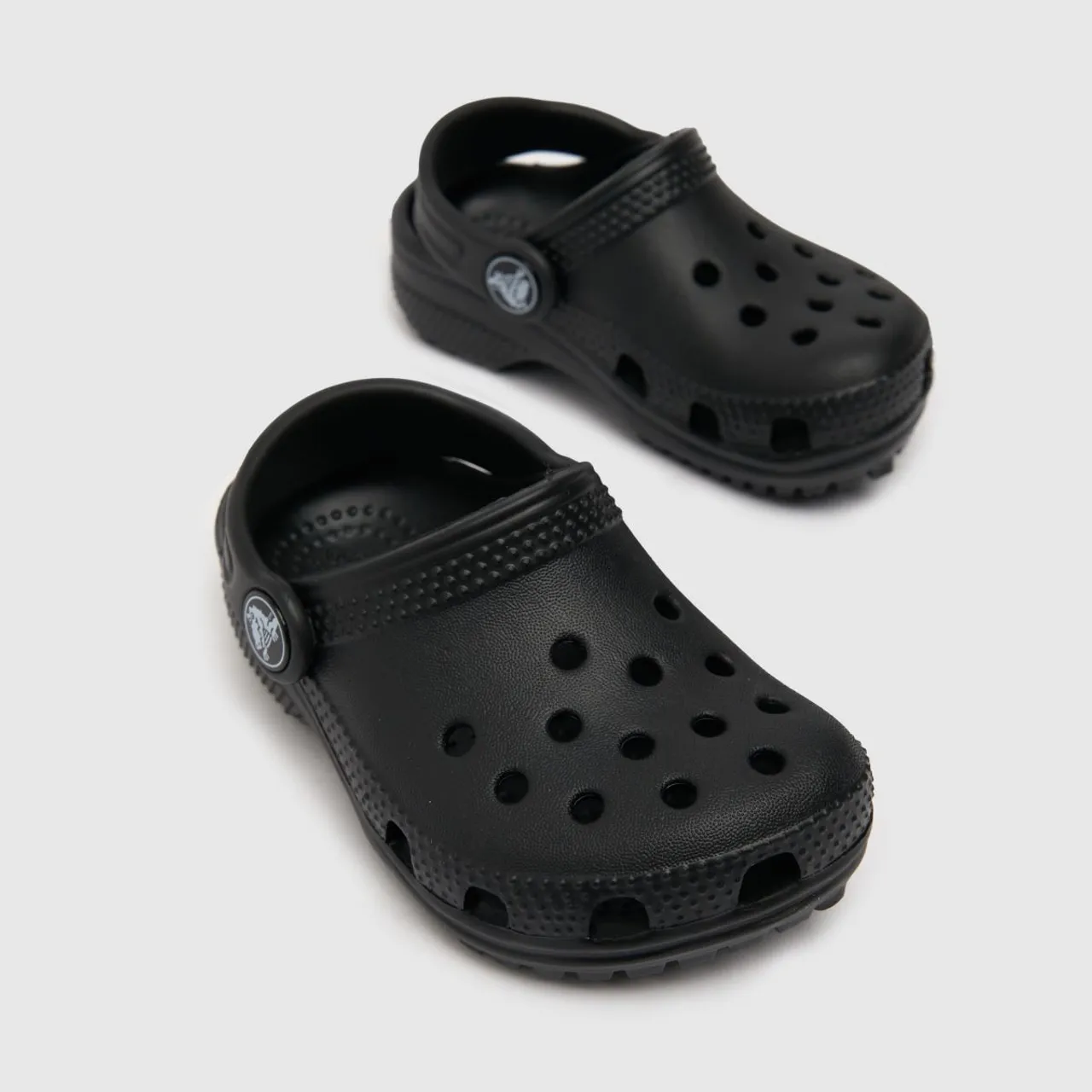Crocs Black Classic Clog Toddler Sandals