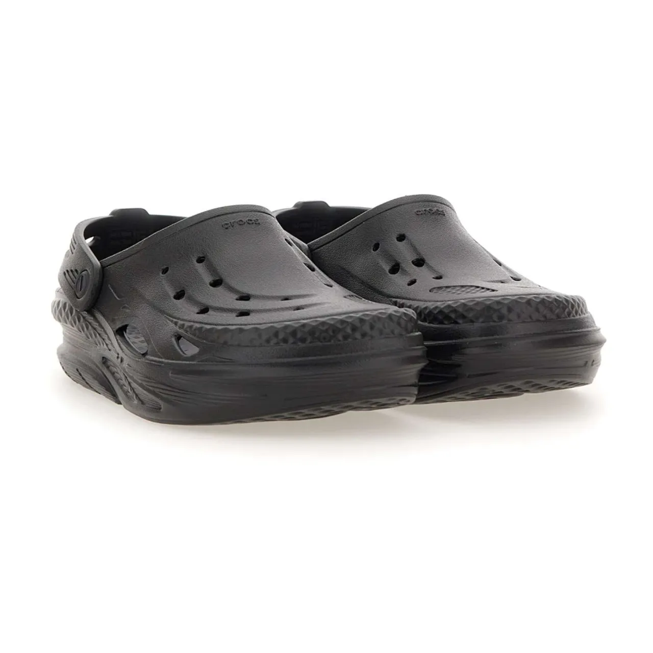 Crocs , Black Sandals ,Black unisex, Sizes: