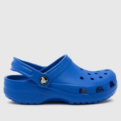 Crocs Blue Classic Clog Boys Junior Sandals