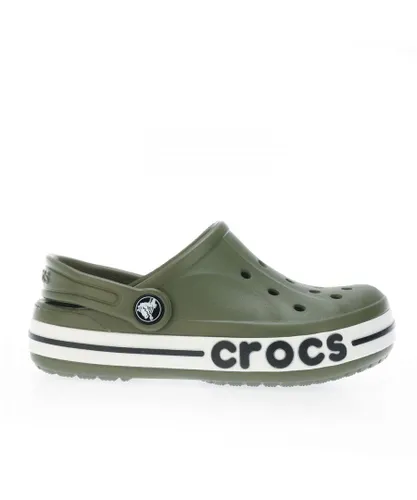 Crocs Boys Boy's Junior Bayaband Clogs in Green