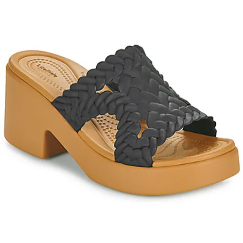 Crocs  Brooklyn Woven Slide Heel  women's Mules / Casual Shoes in Black
