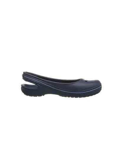 Crocs Childrens Unisex Genna II Gem Kids Navy Sandals - Blue