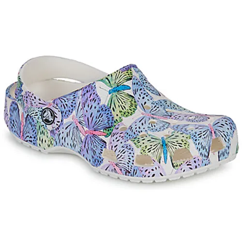 Crocs  Classic Butterfly Clog K  girls's Children's Clogs (Shoes) in White