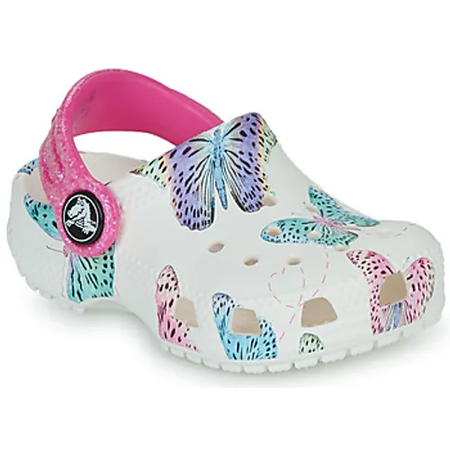 Crocs  Classic Butterfly Clog T  girls's Children's Clogs (Shoes) in White