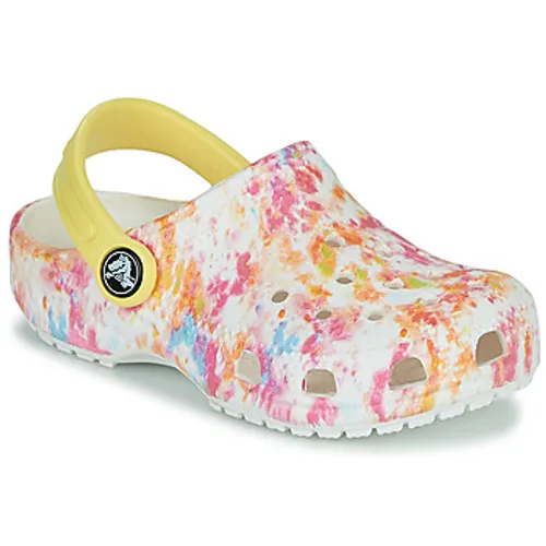 Crocs  CLASSIC CLOG  creative dye  girls's Children's Clogs (Shoes) in White