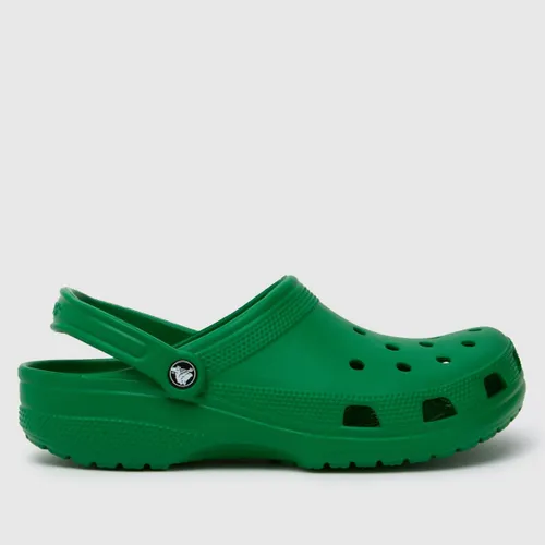Crocs Classic Clog Sandals in Dark Green