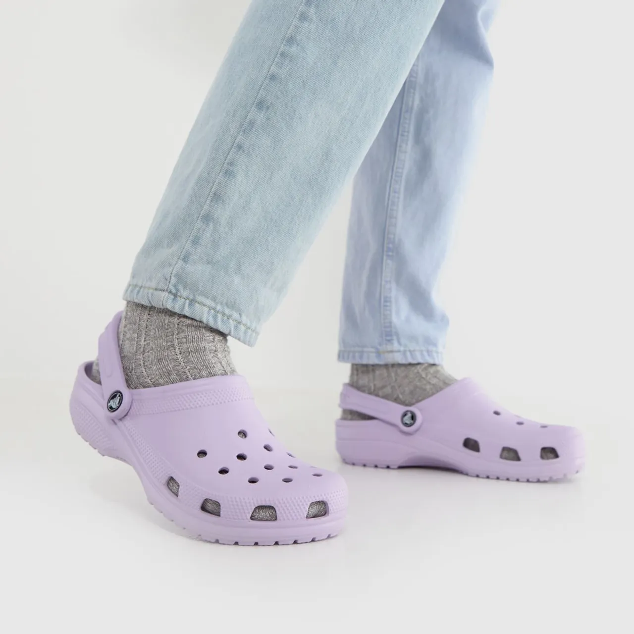 Crocs Classic Clog Sandals In Lilac