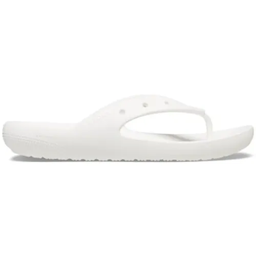 Crocs  CLASSIC CROCS FLIP  men's Flip flops / Sandals (Shoes) in White