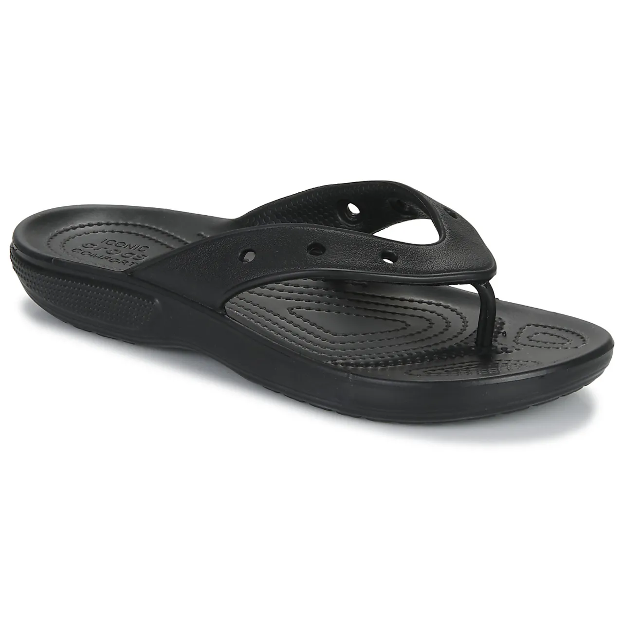 Crocs  CLASSIC CROCS FLIP  women's Flip flops / Sandals (Shoes) in Black