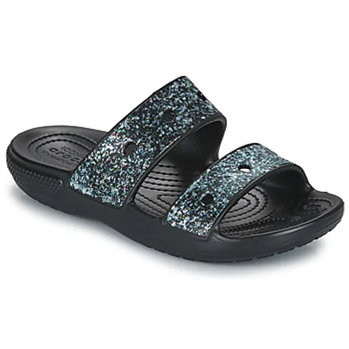 Crocs  Classic Crocs Glitter Sandal K  girls's Children's Mules / Casual Shoes in Black