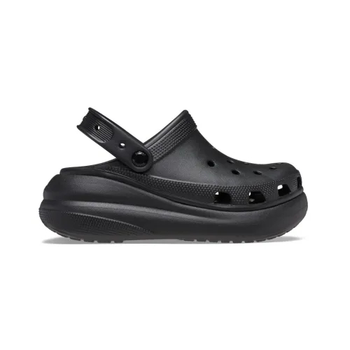 Crocs , Classic Crush Clog Sandals ,Black female, Sizes: