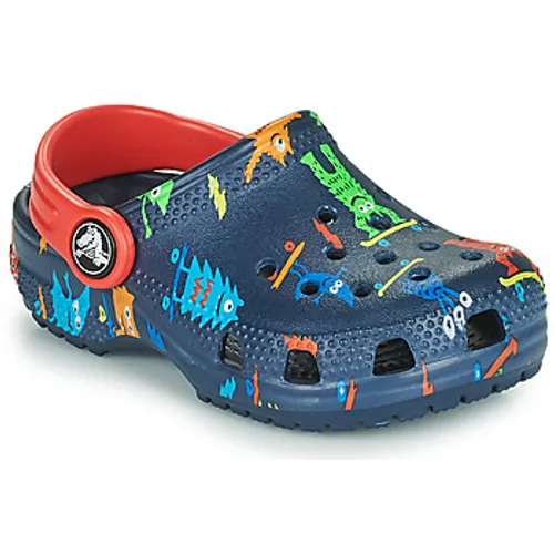 Crocs  CLASSIC EASY ICON CLOG T  boys's Children's Clogs (Shoes) in Marine