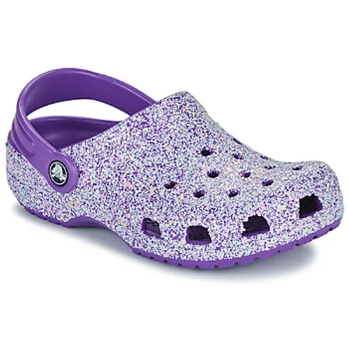Crocs  Classic Glitter Clog K  girls's Children's Clogs (Shoes) in Purple
