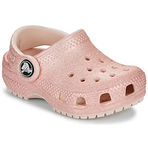 Crocs  Classic Glitter Clog T  girls's Children's Clogs (Shoes) in Pink