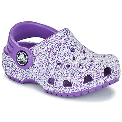 Crocs  Classic Glitter Clog T  girls's Children's Clogs (Shoes) in Purple