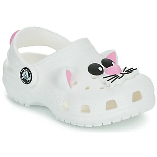 Crocs  Classic IAM Cat Clog T  boys's Children's Clogs (Shoes) in White