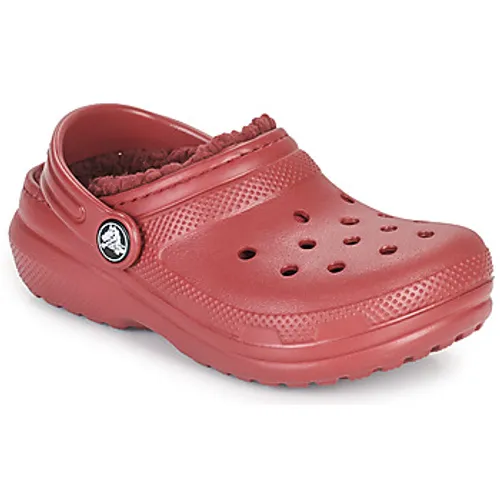 Crocs  CLASSIC LINED CLOG K  boys's Children's Clogs (Shoes) in Red