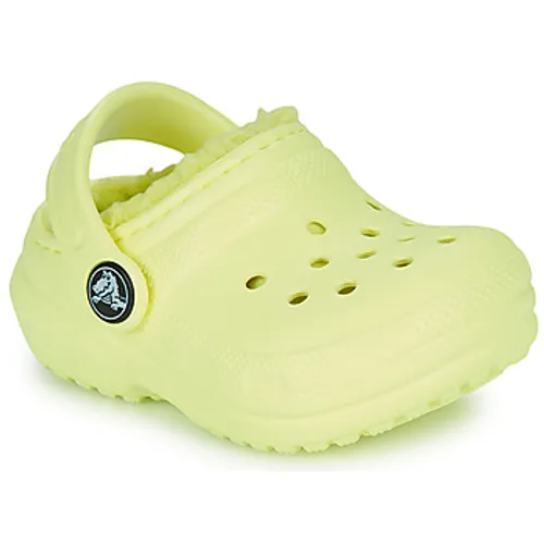 Crocs  Classic Lined Clog T  boys's Children's Clogs (Shoes) in Yellow