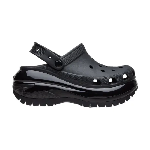 Crocs , Classic Mega Crush Sandals ,Black female, Sizes: