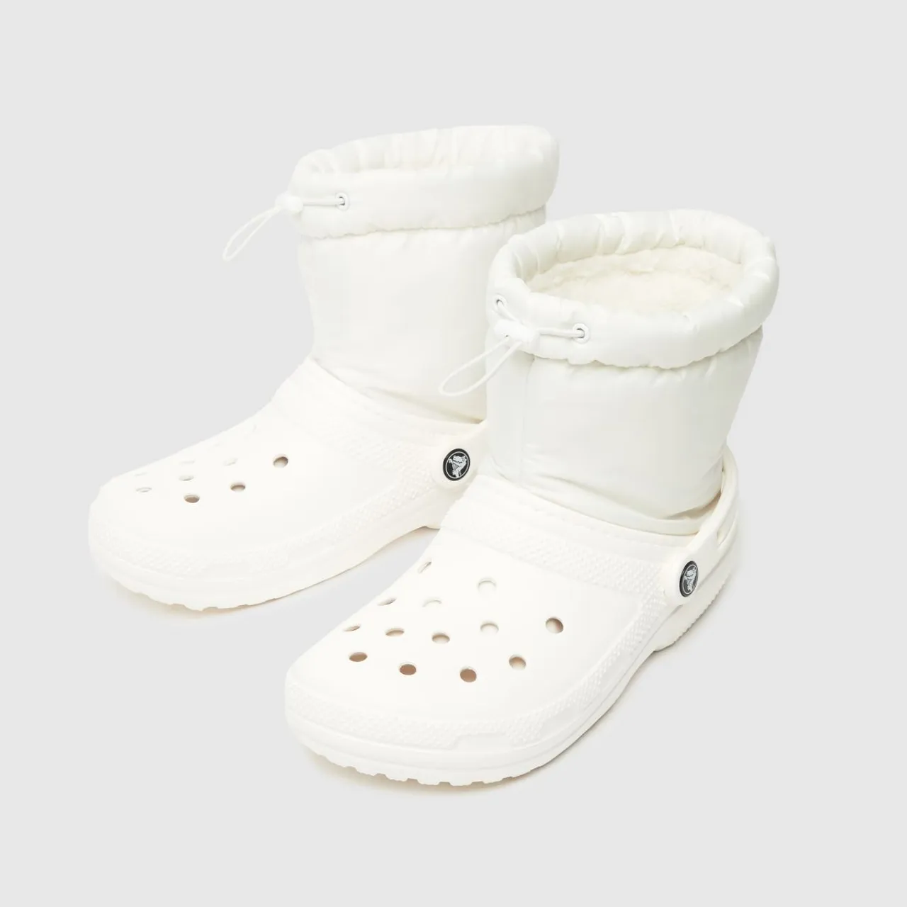 Crocs Classic Neo Puff Boots In White
