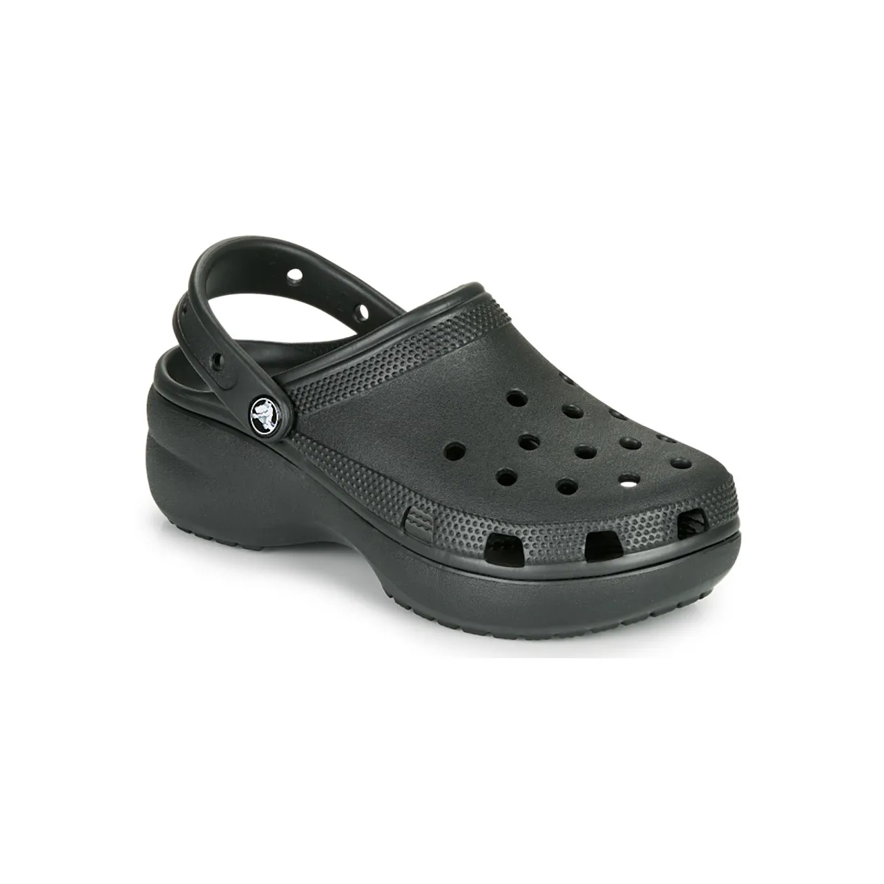 Crocs  CLASSIC PLATFORM CLOG W  women's Clogs (Shoes) in Black
